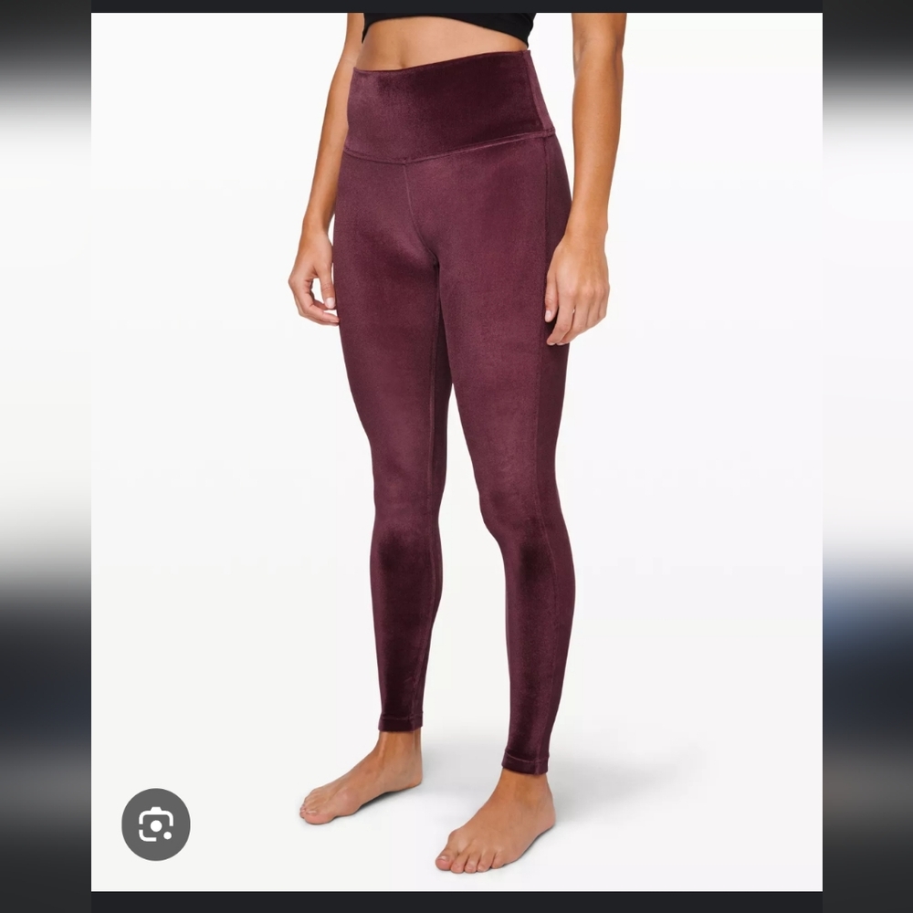 NWOT Lululemon Wunder Lounge HR Tight Velour Size 12 Special Edition - Picture 4 of 8